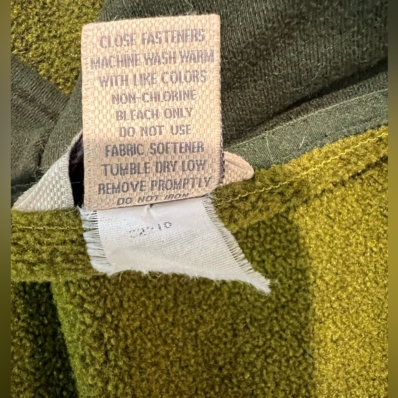 Duluth Trading Company Men's Green Full Zip Fleece Sweater Jacket Size XL - Picture 12 of 12